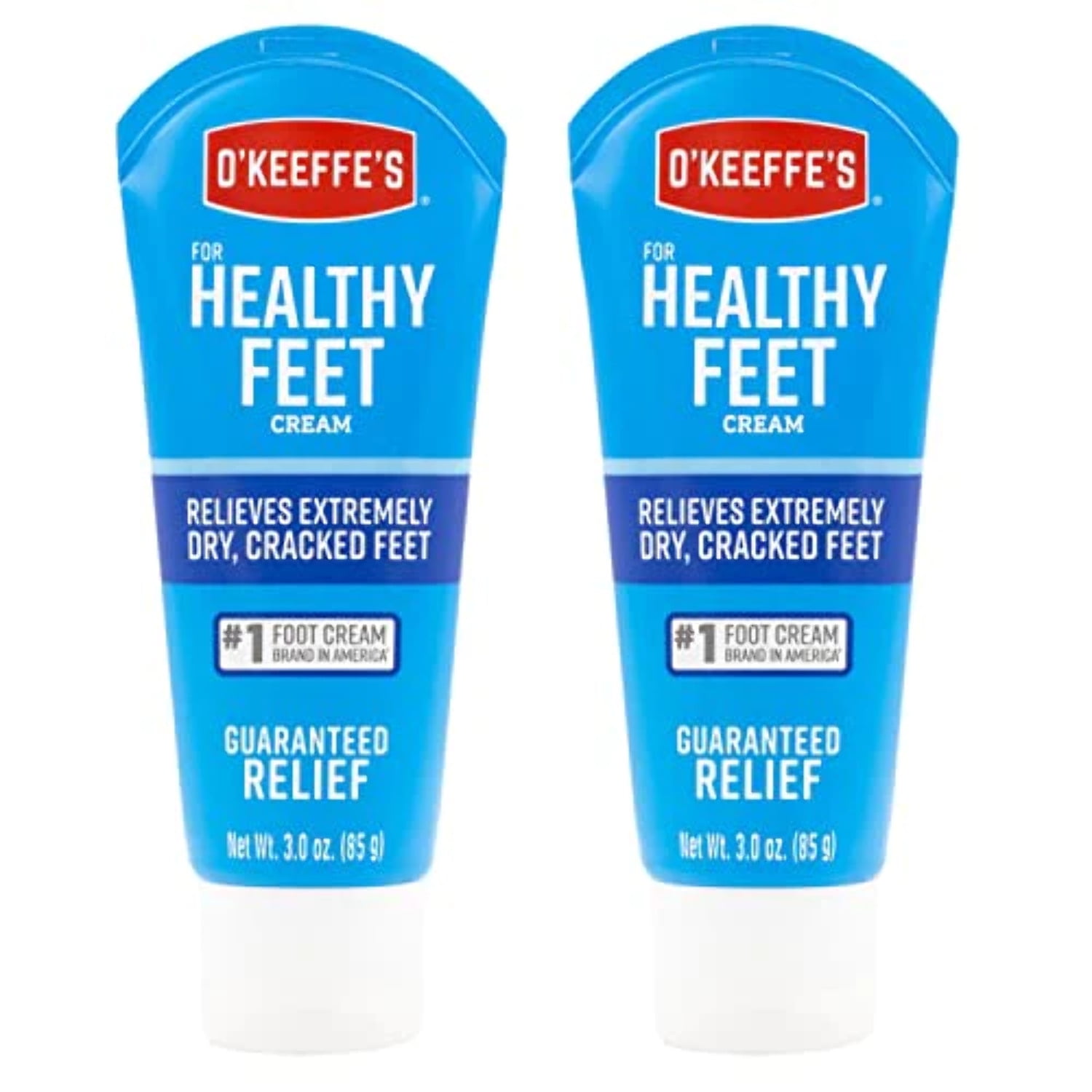 O'Keeffe's -2 Healthy Feet Foot Cream Tube (2 Pack), 3 oz