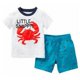 thumbnail image 1 of Conjunto de pijama de dibujos animados para niños y niñas, ropa de dormir de algodón, de Navidad, novedad, 1 of 4