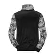 thumbnail image 3 of Men's Turtleneck Sports Camouflage Jacket Casual Comfort Long Sleeve Pants Set, 3 of 4