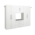 thumbnail image 3 of Prepac HangUps 90" Storage Cabinet Set G, 4 Pieces, White, 3 of 9