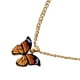 thumbnail image 4 of Collar de mariposa, collar de mariposa dorado elegante, exquisito y realista para madre, novia y amigas, 4 of 12