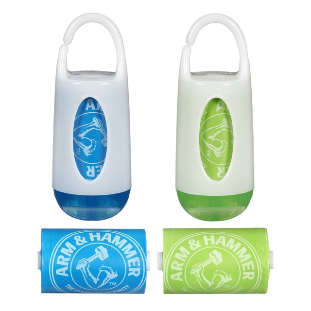 Dispensador de bolsas de pañales Munchkin Arm & Hammer con 48 bolsas, 2 unidades