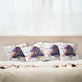 thumbnail image 7 of Ambesonne Modern Throw Pillow Cover 4 Pack, Happy Words Calm, 20", Multicolor, 7 of 7