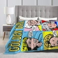 thumbnail image 4 of The Golden Movie Girls Flannel Fleece Plush Throw Blanket, Blanket for Couch Bed and Sofa 40x50, 4 of 6