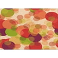 thumbnail image 1 of Ahgly Company Machine Washable Indoor Rectangle Transitional Orange Area Rugs, 2' x 4', 1 of 7