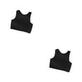 thumbnail image 3 of QualitChoice Gilet de Compression en Polyester pour Femmes Ajustable Respirant Gilets d'Été Noir 2Set, 3 of 6