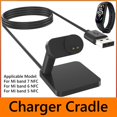 thumbnail image 3 of 2x Nueva Base Carga Cargador USB Repuesto Adecuada para La Nueva Xiaomi Mi Band 7 Versión NFC Compatible Con Mi Band 6 5 Pulsera Deportiva Mini Cargador Base Carga, 3 of 6