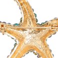 thumbnail image 4 of Broche pentagramme strass étoile de mer vêtements accessoires décorations bleu océan, 4 of 4