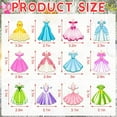 thumbnail image 2 of 24 Pieces Princess Dress Ornaments for Christmas Tree Wooden Princess Hanging Ornaments for Christmas with Rope Xmas Gifts for Girls Party Supplies Decorations, 2 of 6
