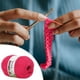 thumbnail image 4 of Hilo de lana tejido a mano para tejer y hacer crochet | Hilo fino y de grosor medio para bufandas | Material suave y duradero para manualidades | Incluye 1 madeja, 4 of 4