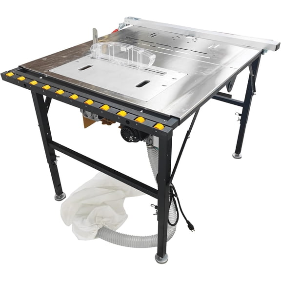 Telescopic Multifunctional Woodworking Saw Table DustāProof Wood Cutting Machine