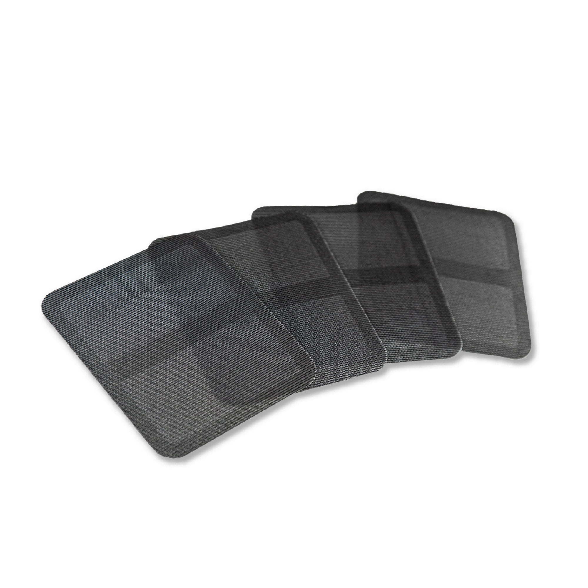 (2 pack) Coghlan's Tent and Mosquito Mesh Repair Patches, Black, 4 pack, 3" x 3.5"