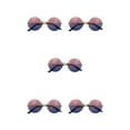 thumbnail image 1 of Gafas de sol Qarigey diseño especial Retro Marco de metal color rosa azul 5Conjunto, 1 of 6