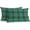 Green, Emerald, Black, variant on Throw Pillow Covers 18x18 Inch Set of 2, Buffalo Plaid Waterproof Outdoor Pillow Covers, Deep Maroon Farmhouse Gingham Striped Decorative Cushion Pillowcases for Couch, Sofa, Bed, Garden, Patio