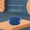thumbnail image 4 of Portable Soild Color Dustproof Anti-drop Silicone Earbuds Headphone Protective Case Charging Box Sleeve Wireless Earphone Shell WHITE, 4 of 8