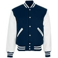 thumbnail image 3 of Holloway 224181.F31.XL Adult Award Jacket, Dark Navy & White - Extra Large, 3 of 4