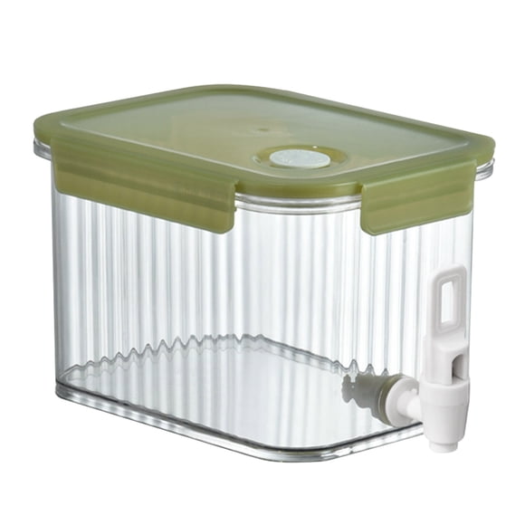 Wzzjkit Drink Dispenser for Fridge with Spigot Water Dispenser Leak Proof Lids Beverage Dispenser Sealed Plastic Lemonade Milk Cold Hot Drink Tea Jug Drink Dispensers for Parties