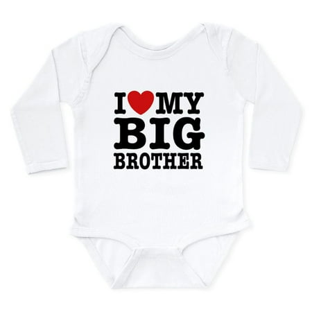 

CafePress - I Love My Big Brother Infant Creeper Body Suit - Long Sleeve Infant Bodysuit