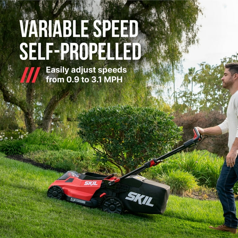 SKIL PWR CORE 40V Brushless 20-Inch Self-Propelled Mower Kit with