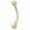 Colorname Misc: Yellow Gold, variant on Solid 14k Yellow or White Gold 2mm Ball 16g Curved Eyebrow Piercing Jewelry Body Piercing Stud for Women
