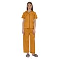 thumbnail image 1 of Inkmeso Ensemble de Pyjama en Coton pour Femmes Manches Courtes Classiques 2 Pcs Chemise & Pyjama Loungewear, 1 of 7