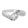thumbnail image 5 of AoneJewelry 3/4 Carat Diamond Dazzler Engagement Ring In 18K Solid White Gold, 5 of 5