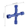 thumbnail image 4 of JOKAPY Meter Box Key Gas Key Meter Key 4 Ways Multi-Functional Utility Key for Electric Cupboard Cabinet Opening Key, 4 of 6