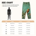 thumbnail image 3 of Daiia Retro Birds Pattern Women's Sleep Pant with Pockets and Drawstring,Pajama Pants-Medium, 3 of 6