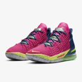 thumbnail image 3 of Nike Mens Shoes Lebron 18 Los Angeles by Night DB8148-600, 3 of 8