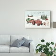 thumbnail image 3 of Trademark Fine Art 'Holiday on the Farm I with Headlights' Canvas Art by Anne Tavoletti, 3 of 4