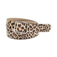 thumbnail image 1 of INC International Concepts Animal Print Panel Belt, Brown- Small, 1 of 1