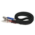 thumbnail image 4 of Cable de sonido estéreo de 1/4 de pulgada doble TS a RCA doble, carcasa de PVC, cable de interconexión flexible de 6,35 mm TS a RCA, 1 m/3,3 pies, 4 of 12