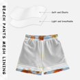 thumbnail image 5 of Kids' Beach Pants Comfortable Swim Trunks Autumn Maple Leaves Shorts for Pool Vacation and Lounge Wear X-Large, 5 of 8