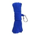 thumbnail image 2 of S SERENABLE Fishing Nylon Rope with Spring Hook for Fishing Retrieving Items Blue, 2 of 9