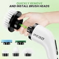 thumbnail image 2 of Lolsea Electric Spin Scrubber, 2025 Upgrade Waterproof Cordless Shower Brush for Cleaning with 9 Replaceable Heads, 2 of 7