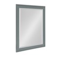 thumbnail image 2 of DesignOvation Miroir Mural Encadré Bosc, 21,5x27,5, Gris, 2 of 5