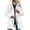 A White, variant on Collared Jacket Golf Windproof Coat Women's Hooded Drawstring Waist Waterproof Jacket With Pockets for Outdoor Use White L