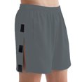 thumbnail image 2 of Handshe 3PCS Tear Away Shorts for Men Post Surgery Adaptive Clothing Wide Leg Loose Velcro Shorts, 2 of 4