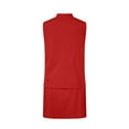 thumbnail image 6 of LADIGASU Women Solid Two Piece Skirt Sets For Women Summer Beach Vacation Outfits Mock Neck Tops + Skirt Lounge Matching Sets, 6 of 9
