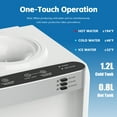 thumbnail image 3 of Advwin 3-in-1 Water Dispenser with Ice Maker, 33lbs/24H, Top Loading 3 or 5 Gallon, Water Cooler Dispenser for Home Office, Hot & Cold Water Dispenser, Child Lock, 3 of 8