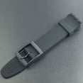 thumbnail image 2 of Simple Design Solid Color Watch Silicone Strap Wristwatch Band Belt Watches Repair Upgrade Modified Spare Parts Black, 2 of 7