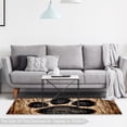 thumbnail image 6 of Paw Print Modern Polyester Area Rug - Soft and Durable Right-Angle Floor Mat for Living Room, Bedroom, Office, Easy to Clean - 5x7 Grey Rug, 6 of 6