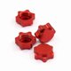 thumbnail image 3 of 12 Piezas de Aluminio, Cubierta de Cubo de Rueda, Cubierta Antipolvo, Tuerca Hexagonal de 17 mm para Coche RC 1/8, Rojo, 3 of 6