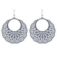 thumbnail image 1 of Pendientes de cobre Minnieouse para mujer redondos elegantes recubiertos a la moda color Azul, 1 of 6