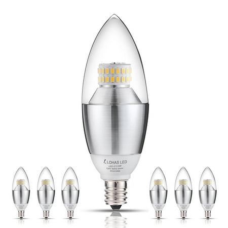 Dimmable LED Light Bulbs, 60W Equivalent Candelabra LED Bulbs ... Dimmable LED Light Bulbs, 60W Equivalent Candelabra LED Bulbs ...