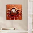 thumbnail image 4 of 14 Inch Wall Clock Battery Operated Square Clock for Office, Kitchen, Outdoor, Living Room,Baseball Cute, 4 of 4