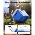 thumbnail image 4 of KFFKFF 21QT Portable Rolling Cooler with Wheels, Insulated Chest for 48-Hour Ice Retention, Lightweight Design Ideal for Outdoor Activities, Picnics, Grilling, and Camping, 4 of 9