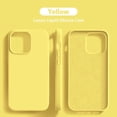 thumbnail image 3 of Liquid Silicone Case For iPhone 11 14 13 12 15 Pro Max Phone Cases For iPhone 13 12 Mini 14 15 7 8 Plus X XR XS Shockproof Cover, 3 of 5
