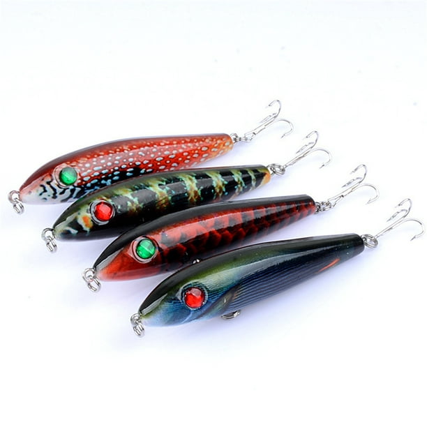 Leadingstar Topwaterpencil 9.5cm/11.6g Surface Fishing Lure Artificial Color Painting Hard Bait Other 9.5cm/11.6g