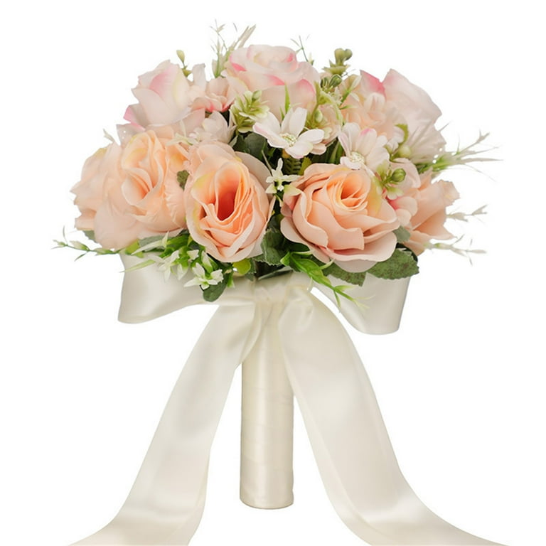 Sunisery Wedding Bridal Bouquet Bridesmaid Bouquet Artificial